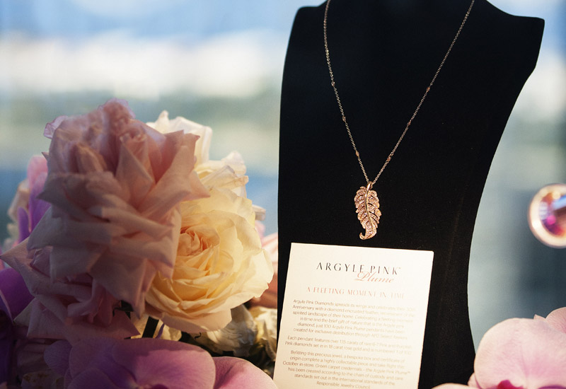 Natural Pink Diamond Pendant, Argyle Pink Diamond Necklace