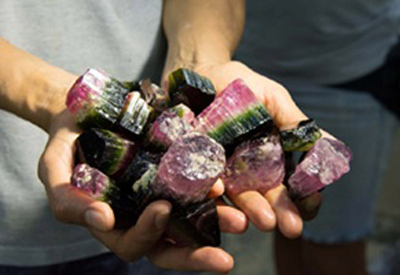 A nice, gemmy raw garnet crystal from Pocos dos Cavalos, Ceara, Brazil –  MinerShop