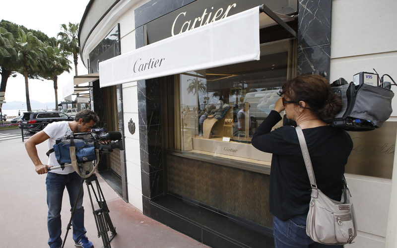 Cannes Cartier hit by 12.9m robbery