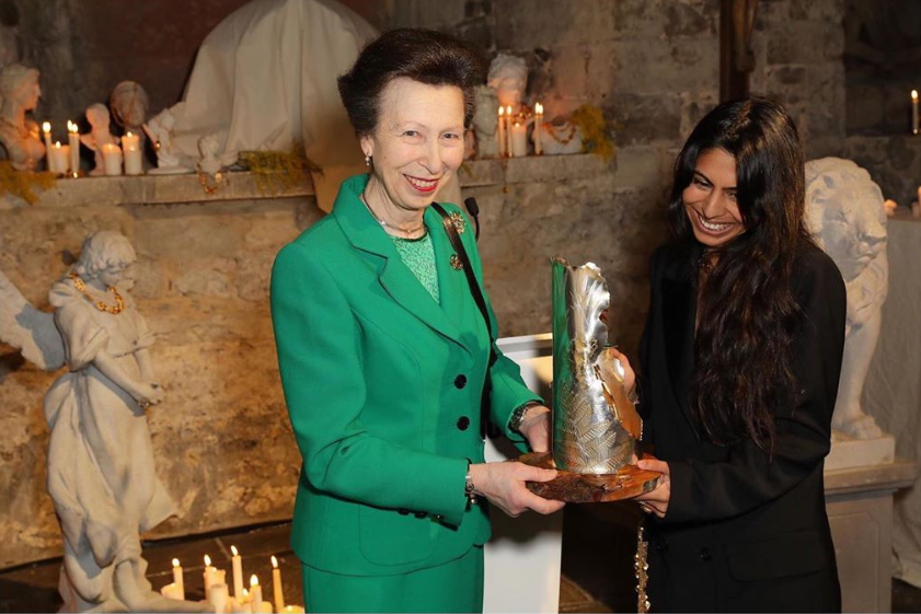 Princess Anne presents jeweller with prestigious award at London