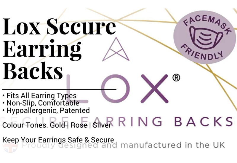 Elevate your earrings with new Lox Precious metal earring backs