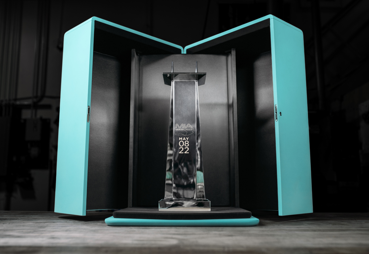 Tiffany & Co makes pit stop to debut new Formula 1 Miami Grand Prix trophies