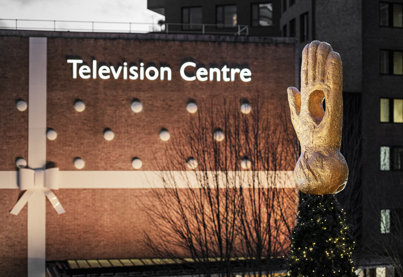 Alighieri design crowns Television Centre Christmas tree