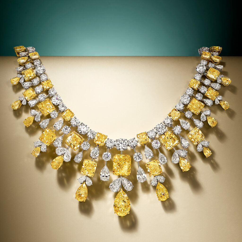Graff necklace makes 50ct diamond shine at Couture Week