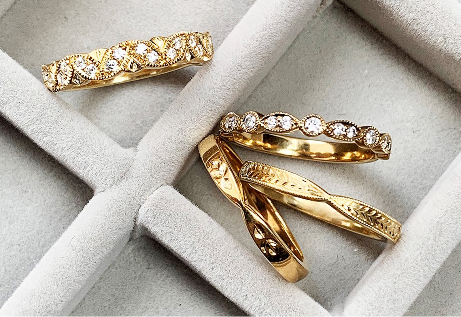 Betul Malik Fine Jewelry 3 Diamond 14K Gold Ring | Poet and the Bench