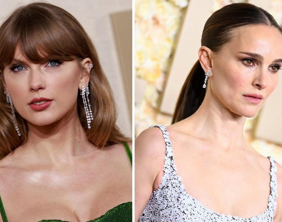 Taylor Swift and Natalie Portman shine in De Beers at Golden Globes